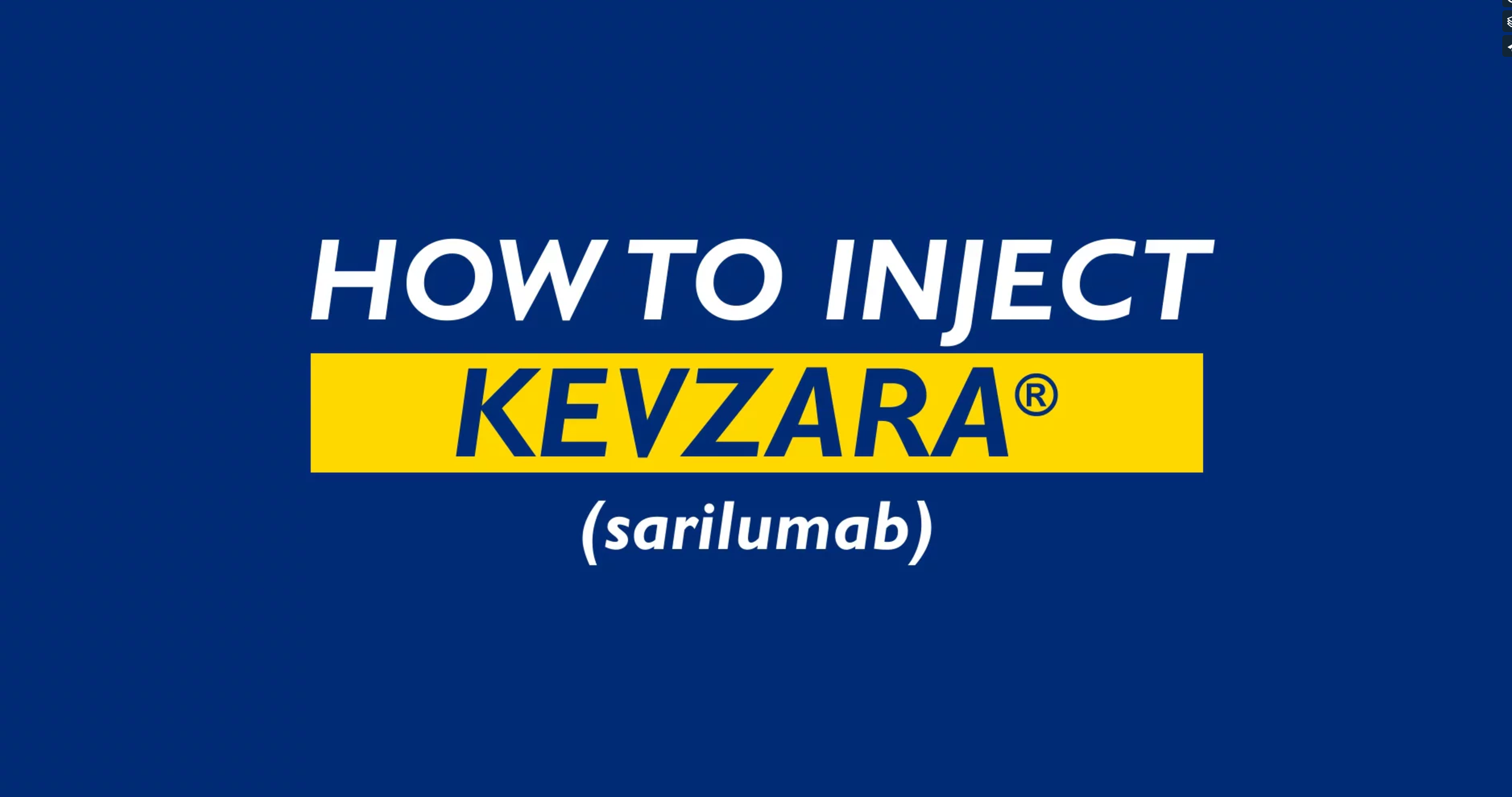 How To Inject Kevzara (sarilumab)