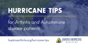 Hurricane Preparation Tips for Arthritis and Autoimmune Disease Patients