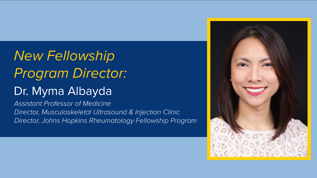 New Fellowship Program Director: Dr. Myma Albayda